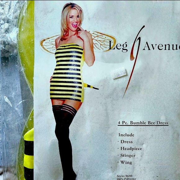 Sexy Women’s Leg Avenue Halloween Bee costume. 4 piece costume. Size S/M - Picture 1 of 8